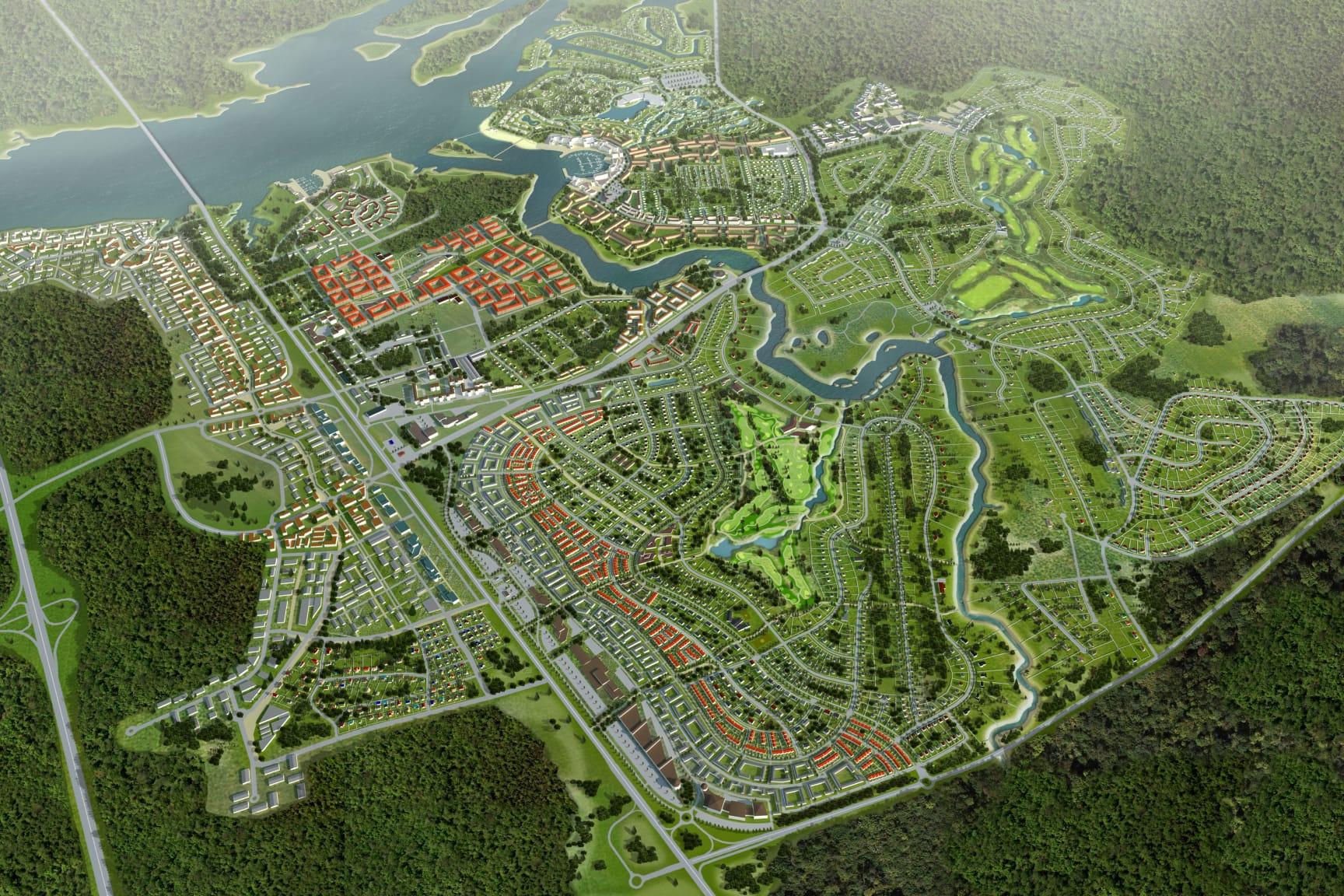 Aerial Land Development Masterplan